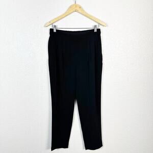 Ministry of Supply Women’s Pleated‎ Swift Drape Pants in Black Size 6